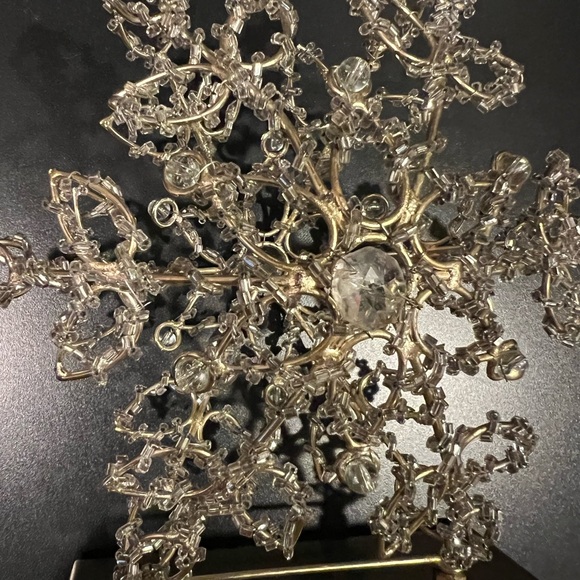 Anthropologie Holiday Beaded stocking holder. set of two - Picture 3 of 5